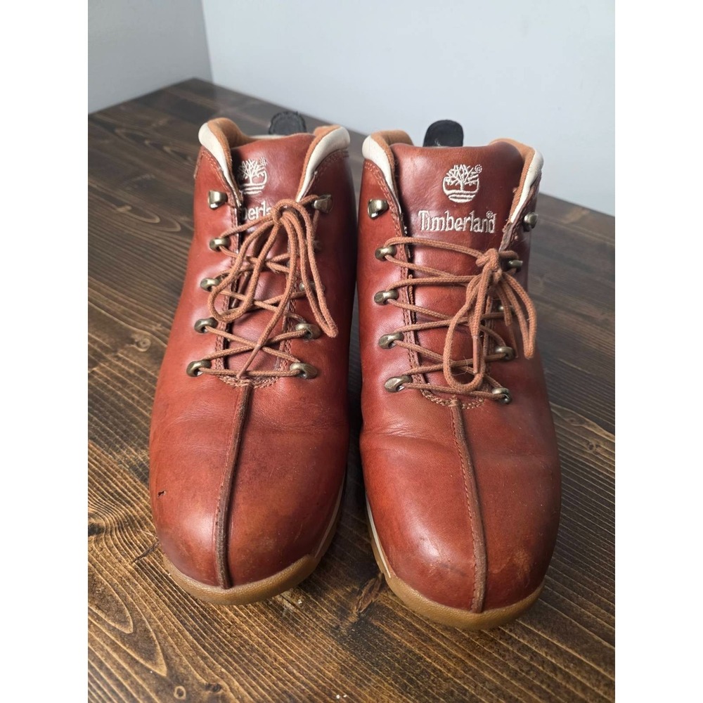 Timberland Men's Sz. 13 M Brown Leather Ankle Boots Shoes 95175